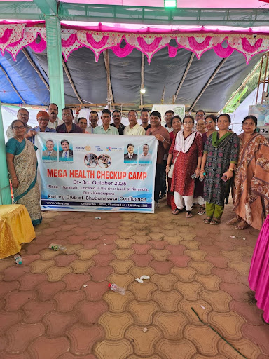 Mega health checkup camp in Kendrapara